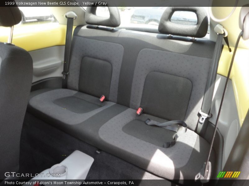 Yellow / Gray 1999 Volkswagen New Beetle GLS Coupe