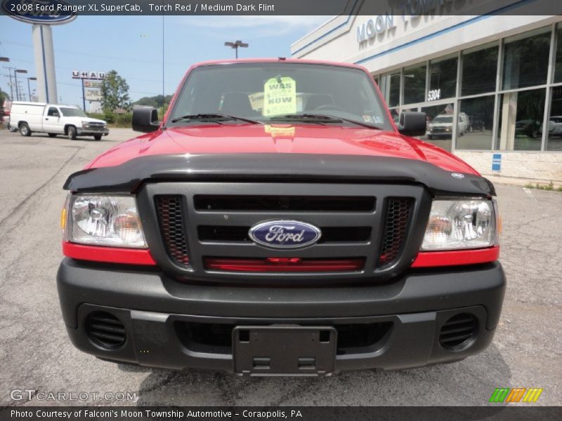 Torch Red / Medium Dark Flint 2008 Ford Ranger XL SuperCab