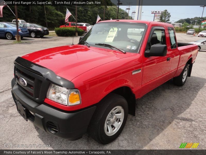 Torch Red / Medium Dark Flint 2008 Ford Ranger XL SuperCab