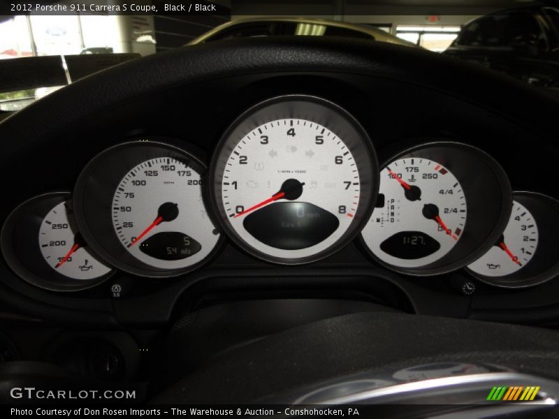  2012 911 Carrera S Coupe Carrera S Coupe Gauges