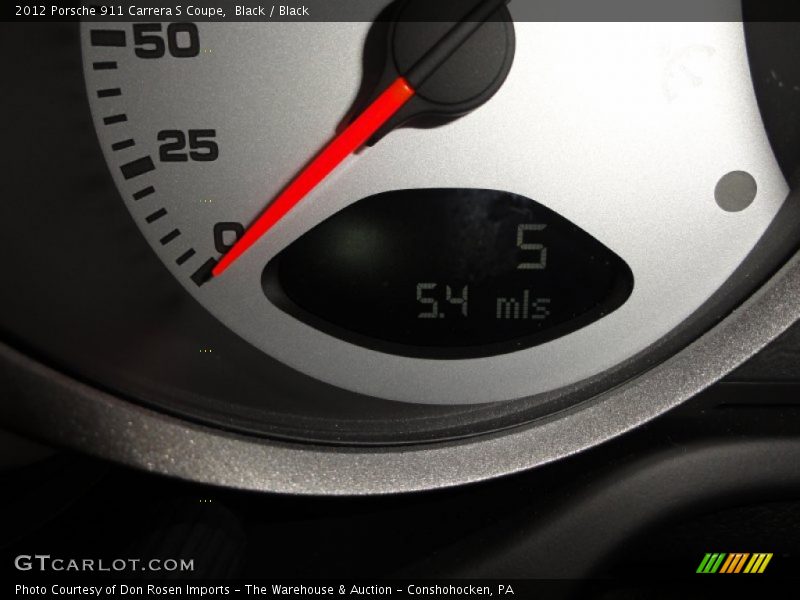 Black / Black 2012 Porsche 911 Carrera S Coupe