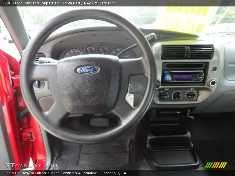 Dashboard of 2008 Ranger XL SuperCab