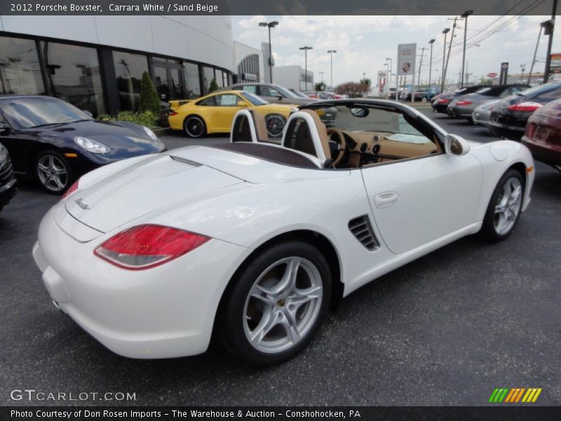 Carrara White / Sand Beige 2012 Porsche Boxster