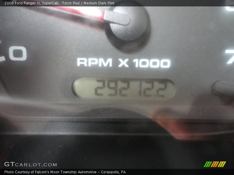 Torch Red / Medium Dark Flint 2008 Ford Ranger XL SuperCab