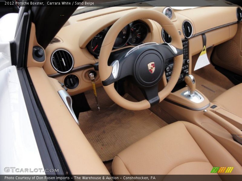  2012 Boxster  Sand Beige Interior