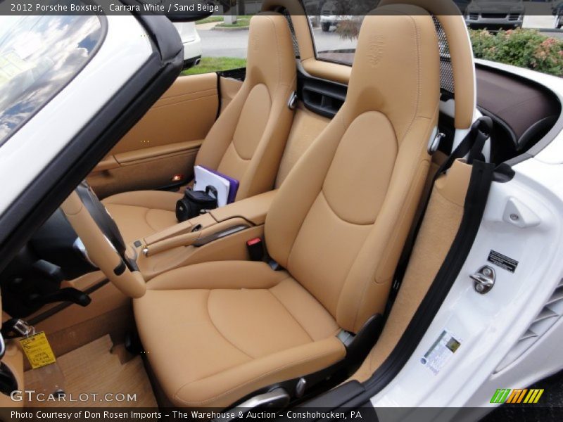  2012 Boxster  Sand Beige Interior