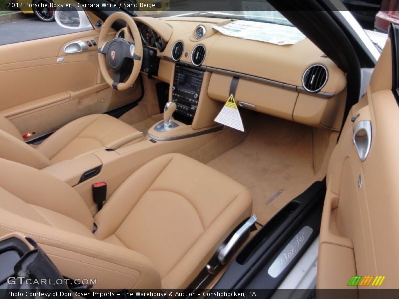  2012 Boxster  Sand Beige Interior