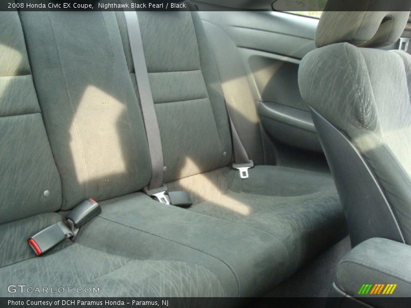 Nighthawk Black Pearl / Black 2008 Honda Civic EX Coupe