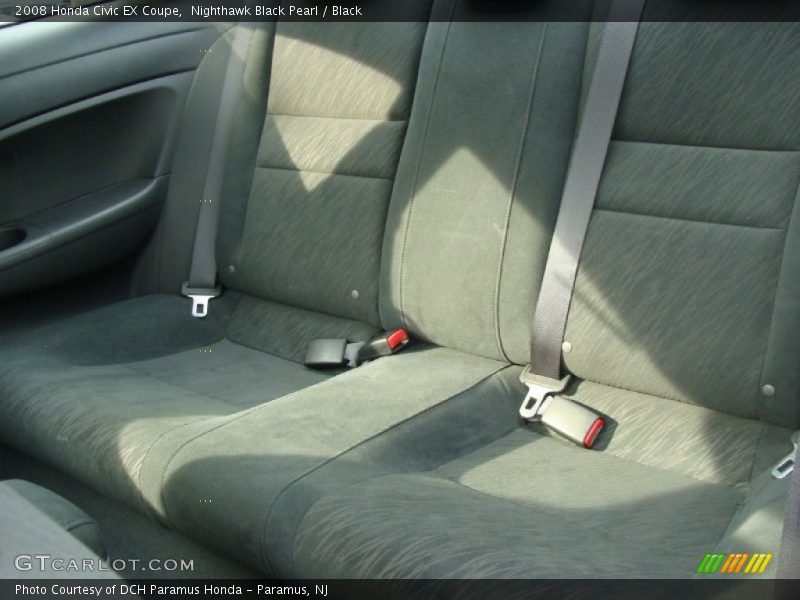 Nighthawk Black Pearl / Black 2008 Honda Civic EX Coupe