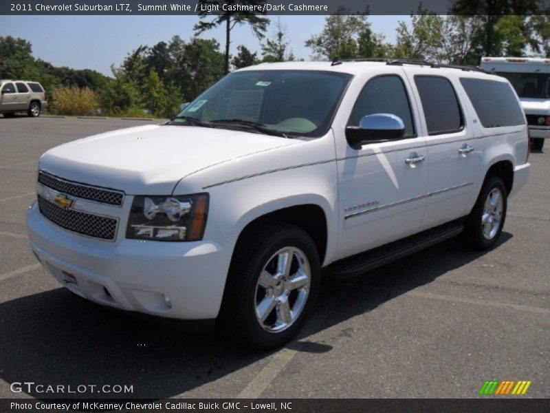 Summit White / Light Cashmere/Dark Cashmere 2011 Chevrolet Suburban LTZ