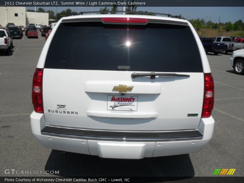 Summit White / Light Cashmere/Dark Cashmere 2011 Chevrolet Suburban LTZ