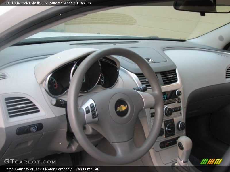 Dashboard of 2011 Malibu LS