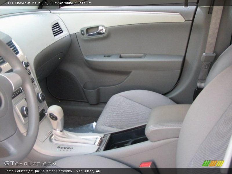 Summit White / Titanium 2011 Chevrolet Malibu LS