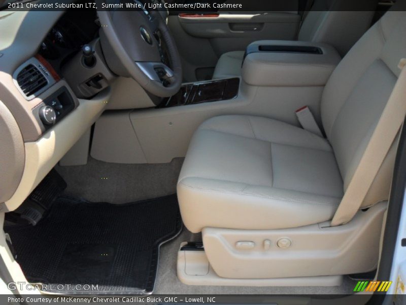 Summit White / Light Cashmere/Dark Cashmere 2011 Chevrolet Suburban LTZ