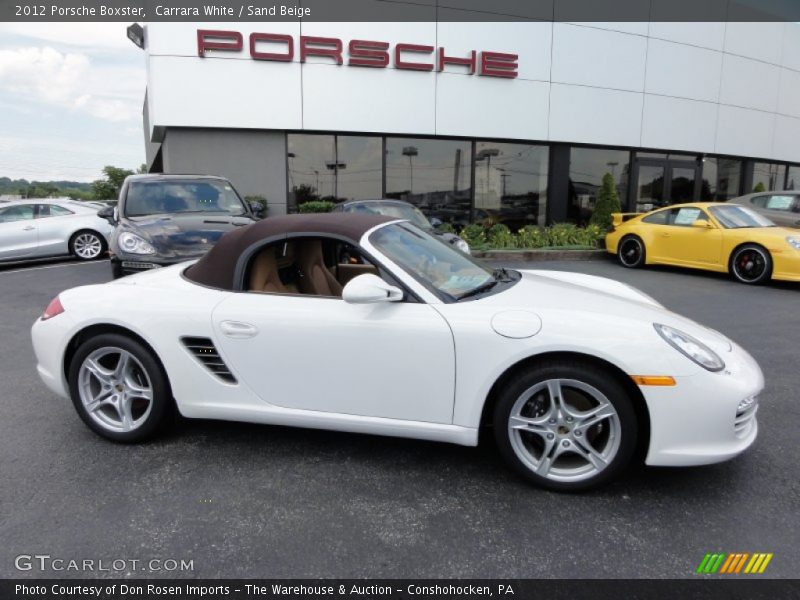 2012 Boxster  Carrara White