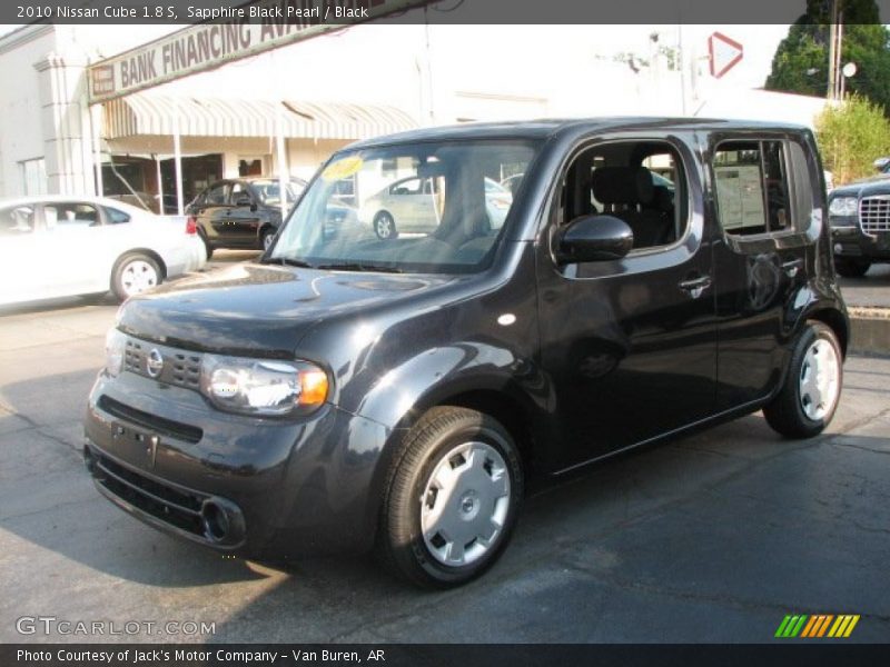 Sapphire Black Pearl / Black 2010 Nissan Cube 1.8 S