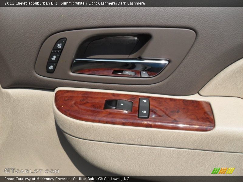 Summit White / Light Cashmere/Dark Cashmere 2011 Chevrolet Suburban LTZ