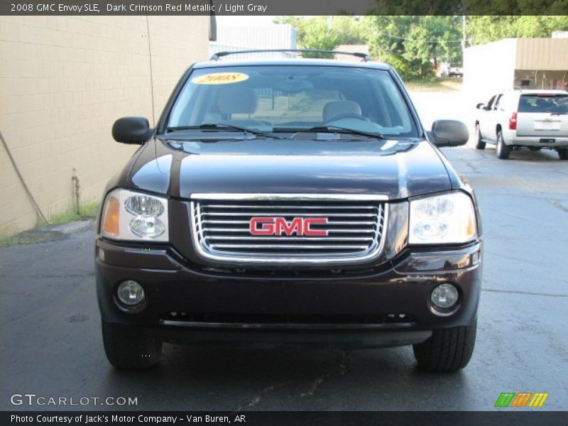 Dark Crimson Red Metallic / Light Gray 2008 GMC Envoy SLE