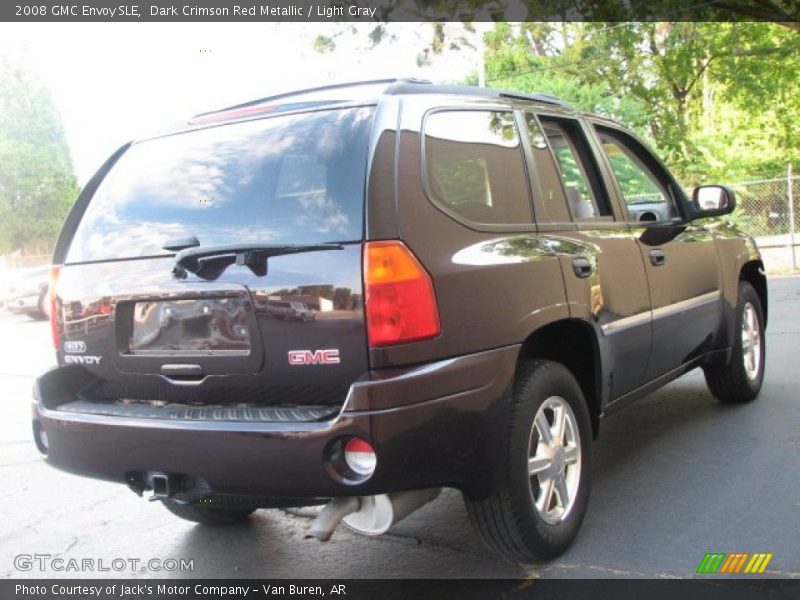 Dark Crimson Red Metallic / Light Gray 2008 GMC Envoy SLE