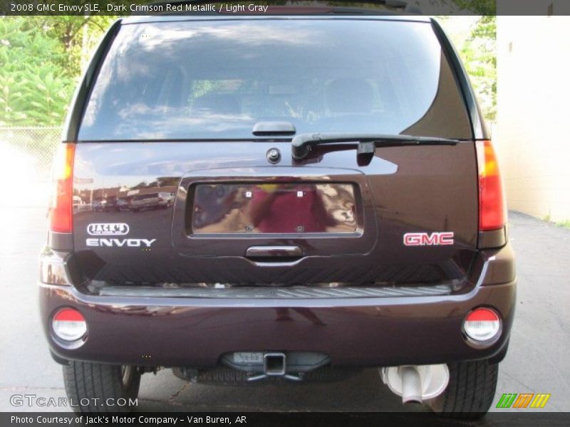 Dark Crimson Red Metallic / Light Gray 2008 GMC Envoy SLE