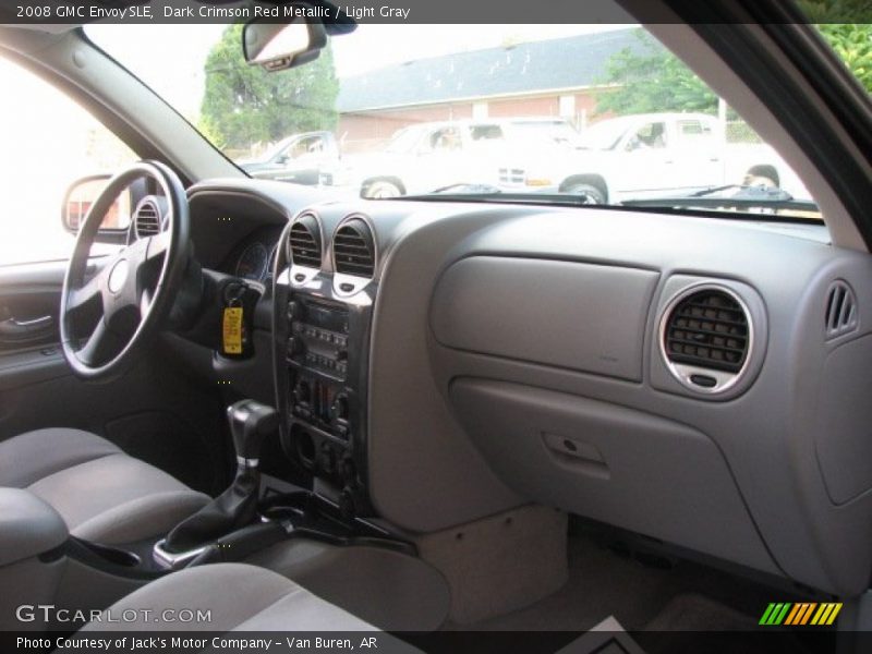 Dark Crimson Red Metallic / Light Gray 2008 GMC Envoy SLE