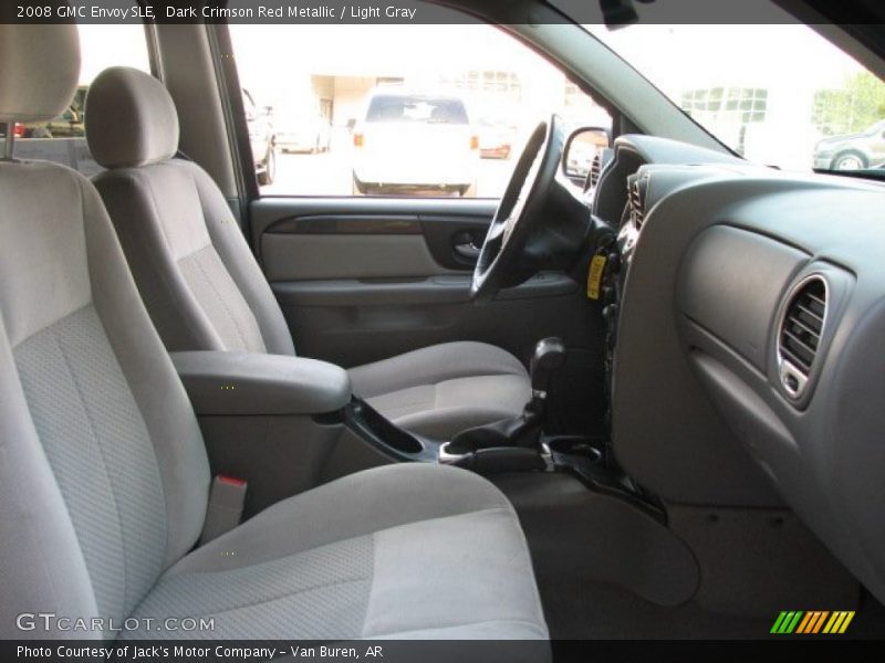 Dark Crimson Red Metallic / Light Gray 2008 GMC Envoy SLE