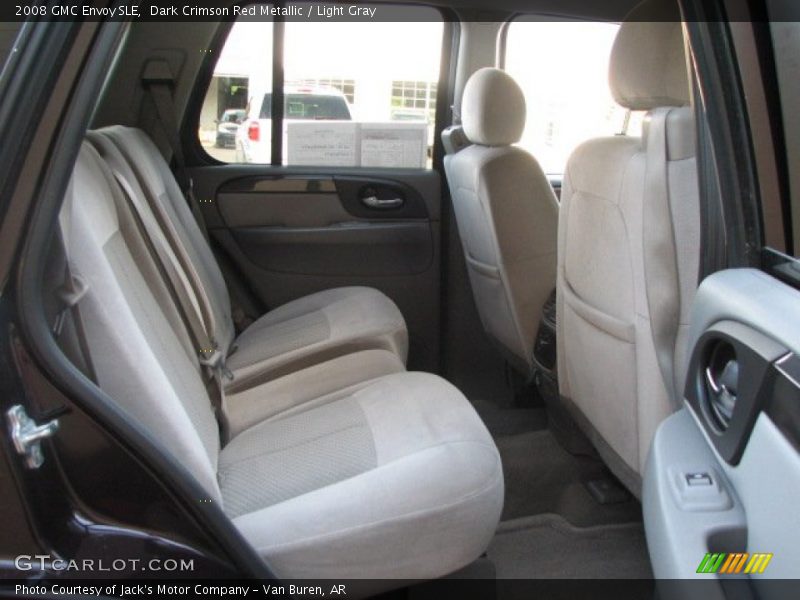 Dark Crimson Red Metallic / Light Gray 2008 GMC Envoy SLE