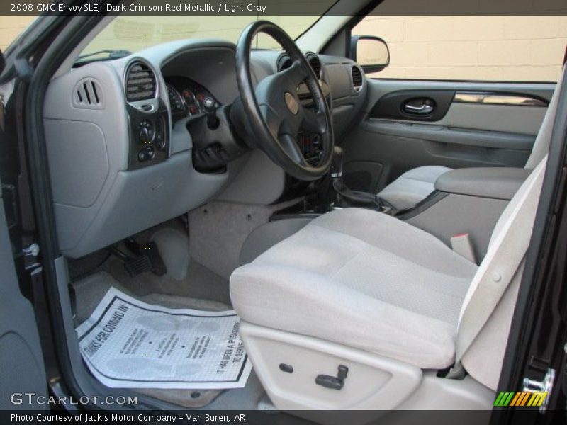 Dark Crimson Red Metallic / Light Gray 2008 GMC Envoy SLE