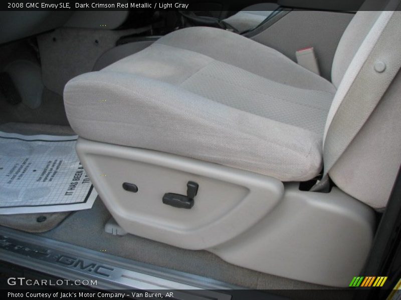 Dark Crimson Red Metallic / Light Gray 2008 GMC Envoy SLE