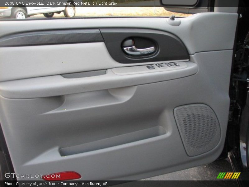 Dark Crimson Red Metallic / Light Gray 2008 GMC Envoy SLE