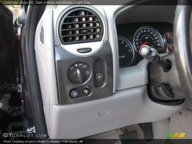 Dark Crimson Red Metallic / Light Gray 2008 GMC Envoy SLE