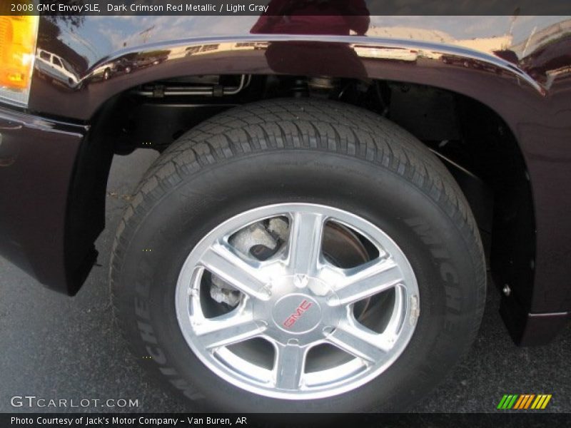 Dark Crimson Red Metallic / Light Gray 2008 GMC Envoy SLE