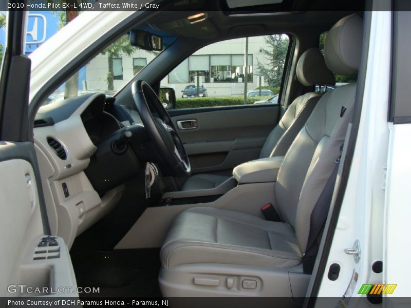 Taffeta White / Gray 2010 Honda Pilot EX-L 4WD