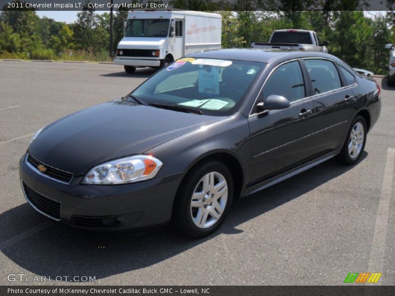 Cyber Gray Metallic / Ebony 2011 Chevrolet Impala LT