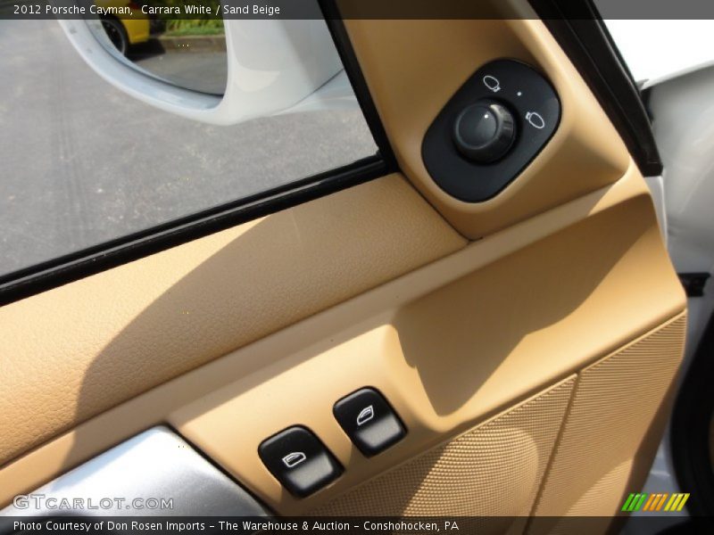 Carrara White / Sand Beige 2012 Porsche Cayman