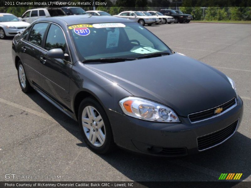 Cyber Gray Metallic / Ebony 2011 Chevrolet Impala LT