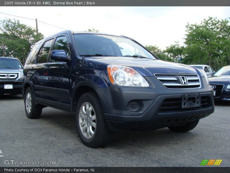 Eternal Blue Pearl / Black 2005 Honda CR-V EX 4WD