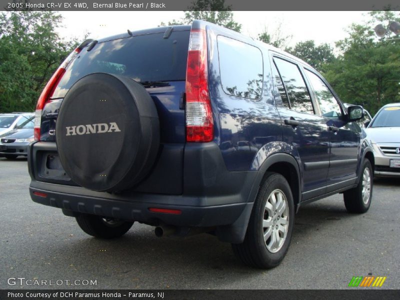 Eternal Blue Pearl / Black 2005 Honda CR-V EX 4WD