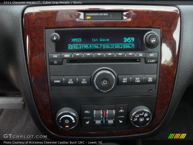 Cyber Gray Metallic / Ebony 2011 Chevrolet Impala LT