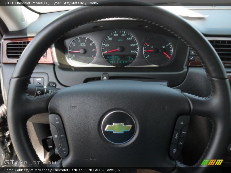 Cyber Gray Metallic / Ebony 2011 Chevrolet Impala LT