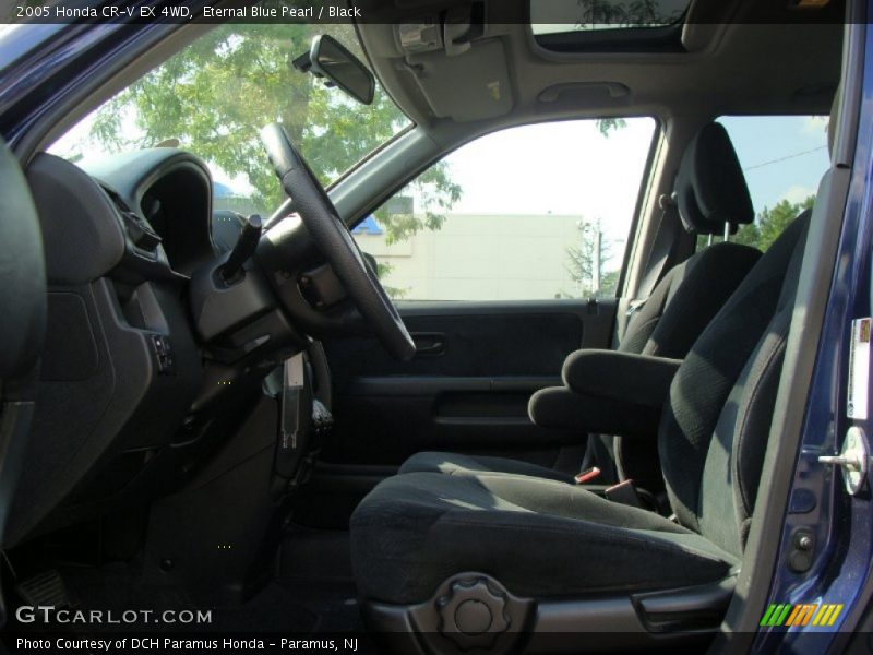 Eternal Blue Pearl / Black 2005 Honda CR-V EX 4WD