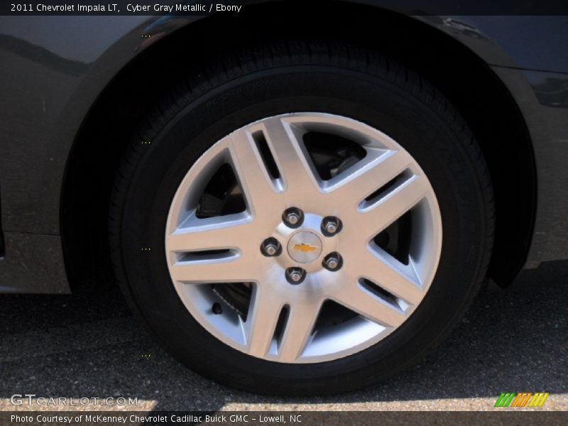 Cyber Gray Metallic / Ebony 2011 Chevrolet Impala LT