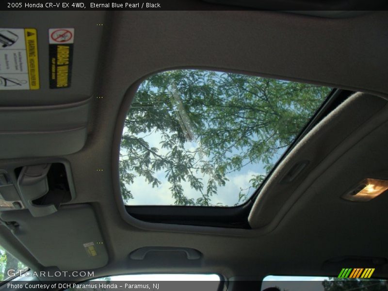 Eternal Blue Pearl / Black 2005 Honda CR-V EX 4WD