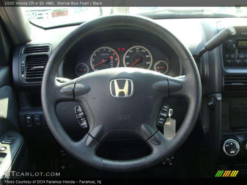 Eternal Blue Pearl / Black 2005 Honda CR-V EX 4WD