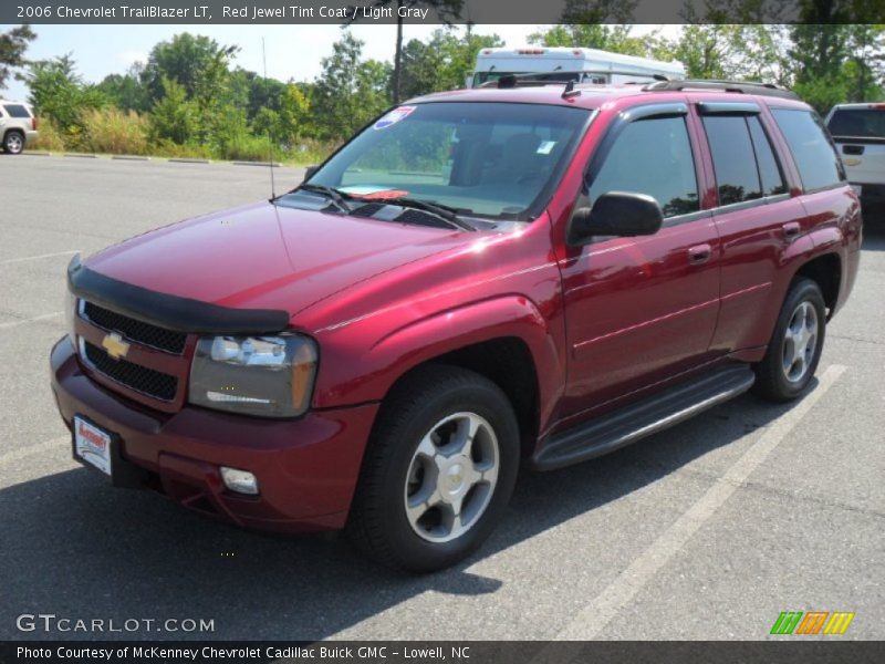 Red Jewel Tint Coat / Light Gray 2006 Chevrolet TrailBlazer LT