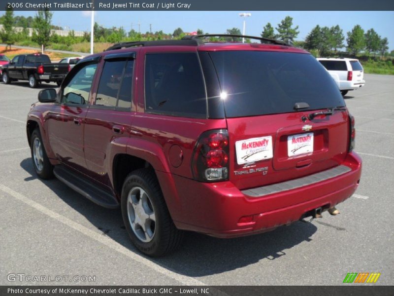 Red Jewel Tint Coat / Light Gray 2006 Chevrolet TrailBlazer LT