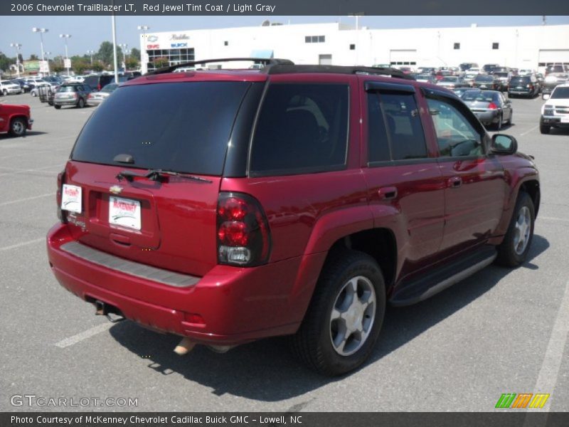Red Jewel Tint Coat / Light Gray 2006 Chevrolet TrailBlazer LT