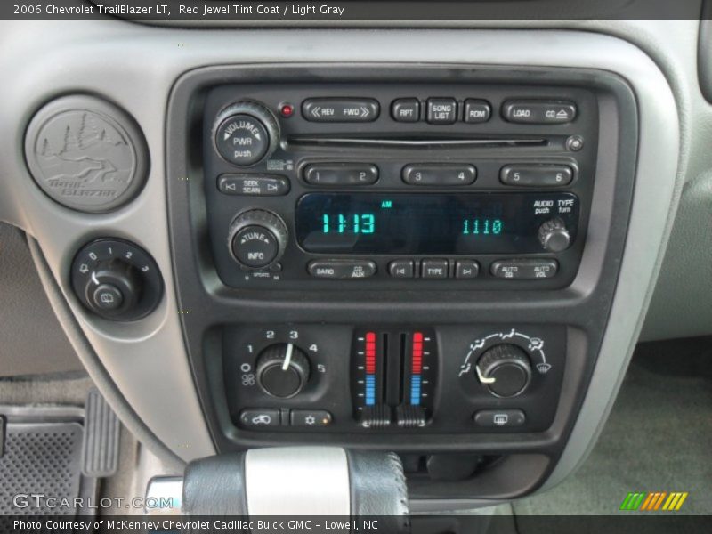 Red Jewel Tint Coat / Light Gray 2006 Chevrolet TrailBlazer LT