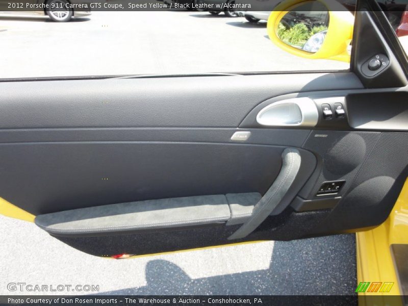 Speed Yellow / Black Leather w/Alcantara 2012 Porsche 911 Carrera GTS Coupe