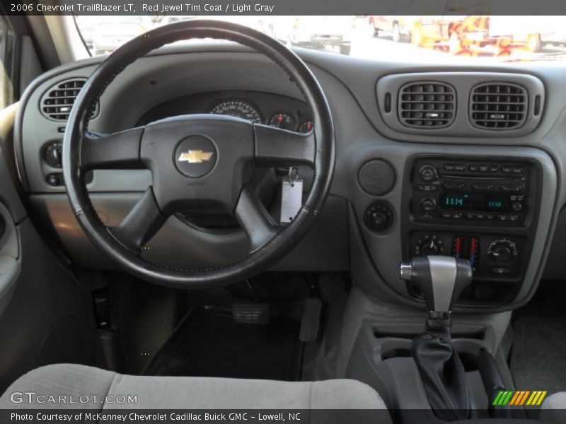 Red Jewel Tint Coat / Light Gray 2006 Chevrolet TrailBlazer LT
